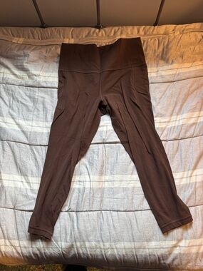 Athleta Brown High-Waist Leggings